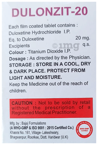 Dulonzit 20 Tablet 2 Dulonzit 20 Tablet 2
