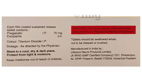 Neurog SR 75 Tablet image