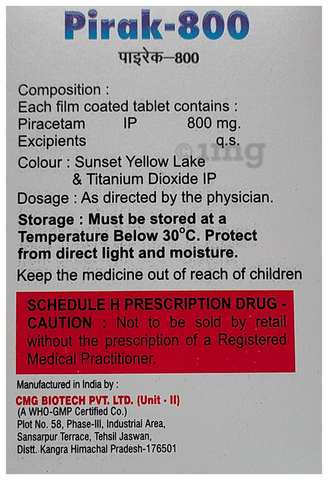 Pirak 800mg Tablet image Pirak 800mg Tablet image