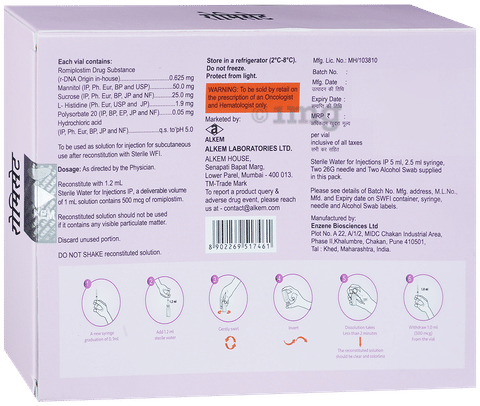 Romiset 500mcg Injection image