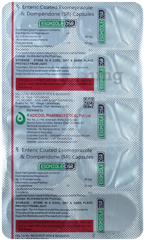 Esomzole -DSR Capsule image Esomzole -DSR Capsule image