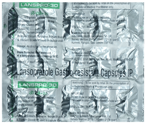 Lanspro 30 Capsule image