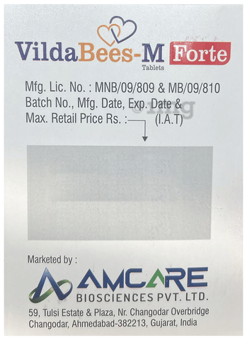 Vildabees-M Forte Tablet image Vildabees-M Forte Tablet image