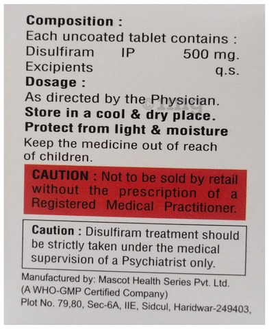 Disulfree 500 Tablet