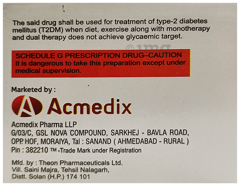 Acmeglim-MP 2 Tablet SR image Acmeglim-MP 2 Tablet SR image