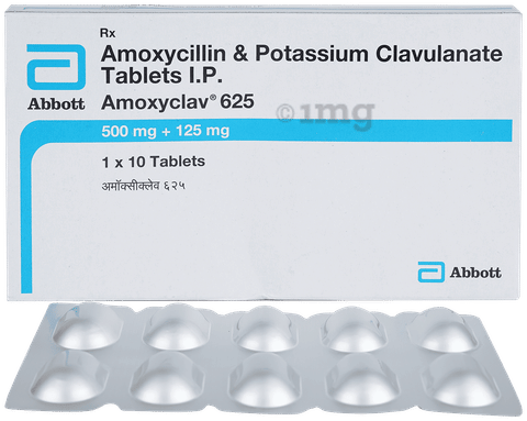 Amoxyclav 625 Tablet image Amoxyclav 625 Tablet image