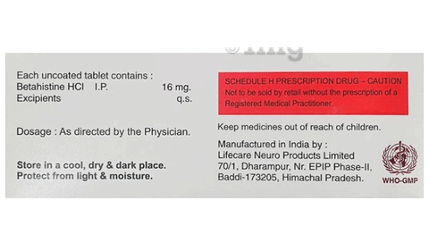 Betaxa 16 Tablet image