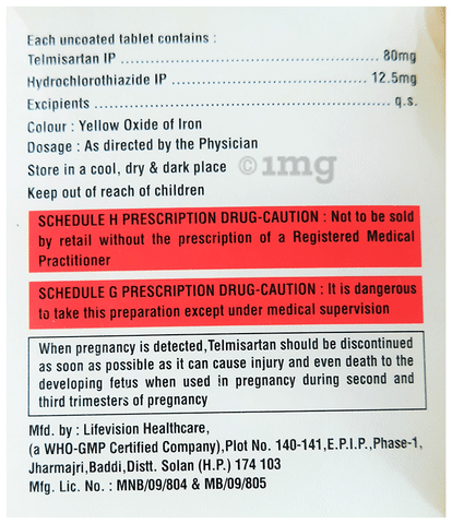 Telmeneed H 80 Tablet image Telmeneed H 80 Tablet image