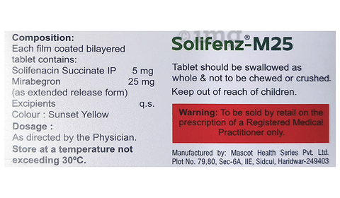 Solifenz-M25 Tablet ER image