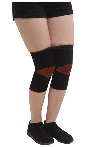 ADBZ Knee Cap Classic Stretchable and Comfortable, Knee Support For Knee  Pain For Men and Women Black Medium: Buy box of 2.0 units at best price in  India
