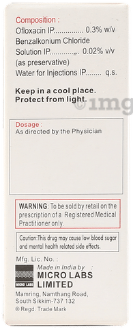 Oflacin 0.30% Eye Drop image Oflacin 0.30% Eye Drop image