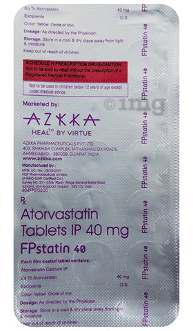Fpstatin 40 Tablet image
