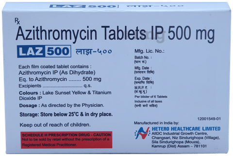 Laz 500mg Tablet image
