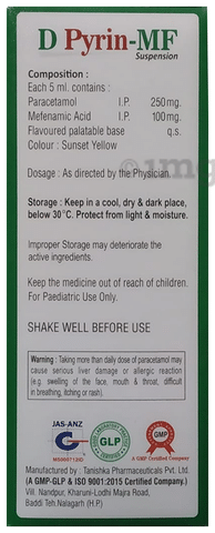 D Pyrin-MF Oral Suspension Mango