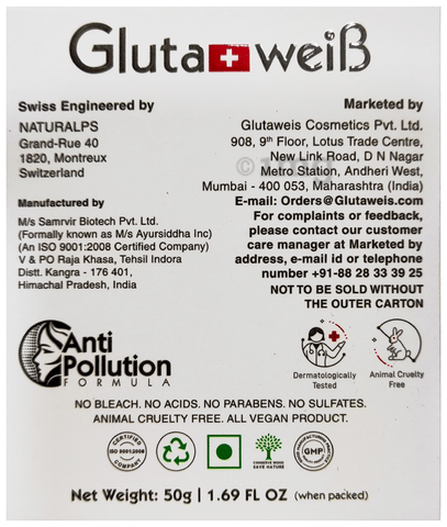 Glutaweis Glutathione Radiance Cream: Buy jar of 50.0 gm Cream at    in India | 1mg