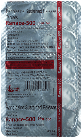 Ranace 500mg Tablet SR image Ranace 500mg Tablet SR image