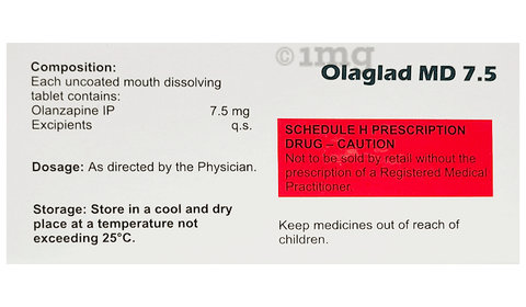 Olaglad MD 7.5 Tablet image Olaglad MD 7.5 Tablet image
