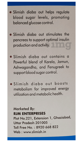 Slimish Diabaout Tablet image Slimish Diabaout Tablet image