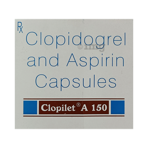 Clopilet A 150 Capsule View Uses Side Effects Price And Substitutes 1mg