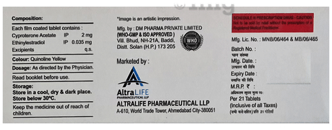 Zenacyl 35 Tablet 2 Zenacyl 35 Tablet 2