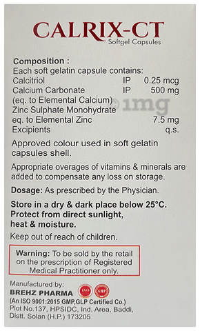 Calrix-CT Softgel Capsule image