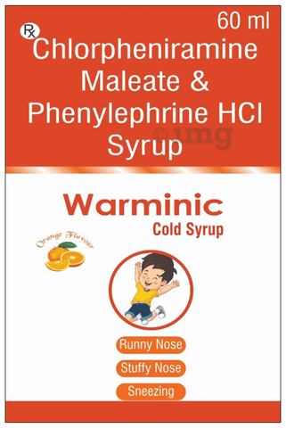 Warminic Cold Syrup Orange image Warminic Cold Syrup Orange image