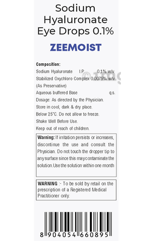 Zeemoist Eye Drop image Zeemoist Eye Drop image