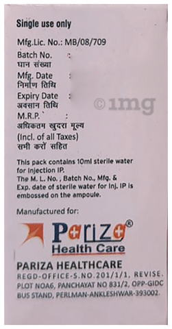 Paricef 1.5 gm Neo Injection