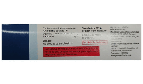 Amlogard 2.5mg Tablet image