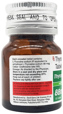 Thyrorich 88mcg Tablet image