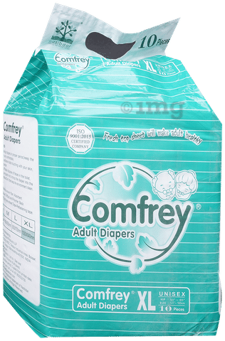 Comfrey Adult Diaper XL Buy packet of 10.0 diapers at best price