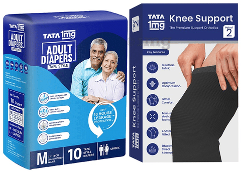 Tata 1mg Adult Diaper Pant Style Medium: Buy box of 10.0 units at best  price in India