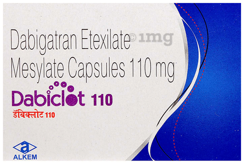 Dabiclot 110 Capsule: View Uses, Side Effects, Price and Substitutes | 1mg