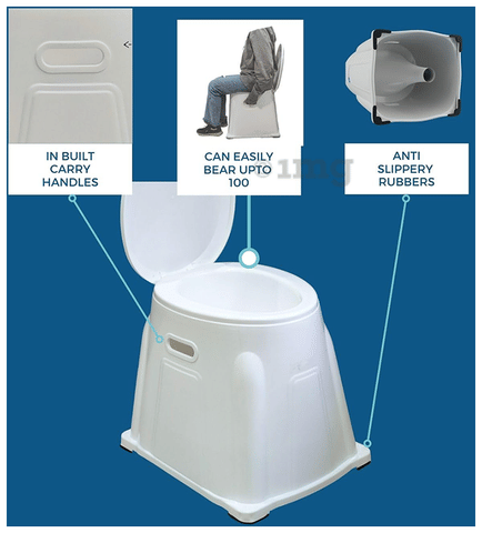 Simon Senior Citizen Bathroom Chair Senior Citizen Moveable Toilet
