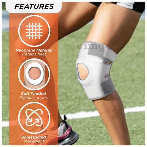 Vissco Neoprene Knee Cap, Ideal mild support for free Knee