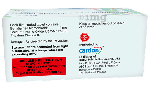 Benitor 4mg Tablet image