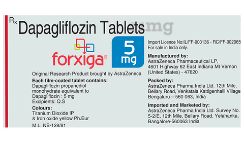 Forxiga 5mg Tablet image