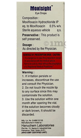 Moxisight Eye Drop image