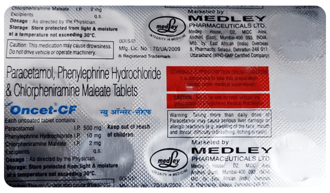 Oncet-CF  Tablet image