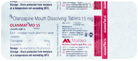 Olanmat MD 15 Tablet image Olanmat MD 15 Tablet image