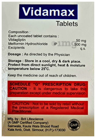 Vidamax Tablet image