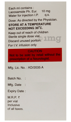Lacosam Injection image