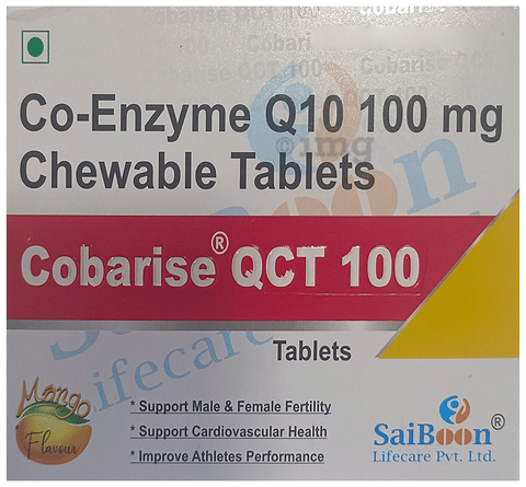 Cobarise QCT 100 Chewable Tablet Mango image