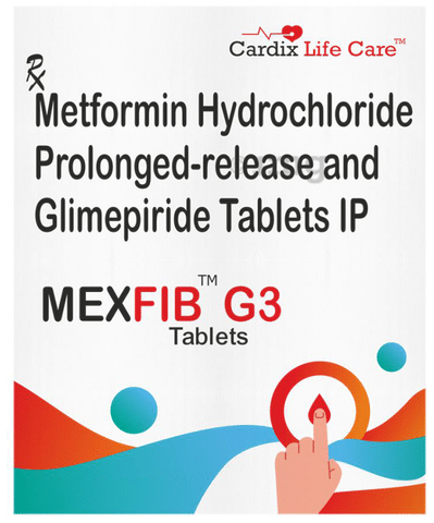 Mexfib G 3mg/500mg Tablet SR
