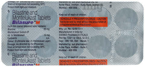 Bilasure M 20mg/10mg Tablet image Bilasure M 20mg/10mg Tablet image
