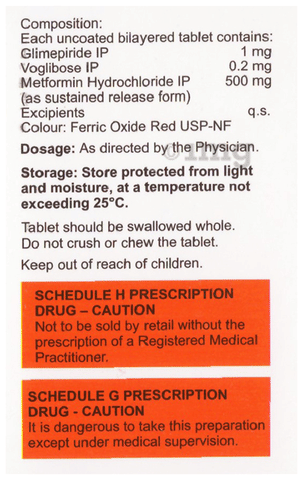 Gliplexide MV1 Tablet SR image Gliplexide MV1 Tablet SR image