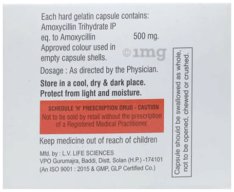 Emeebact 500mg Capsule image
