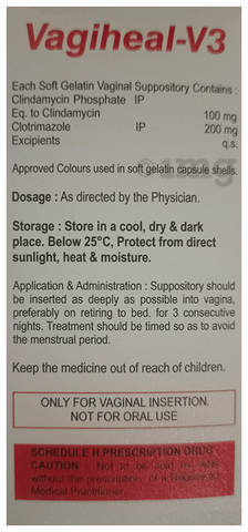 Vagiheal-V3 Vaginal Suppository