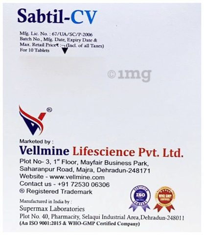 Sabtil-CV Tablet image