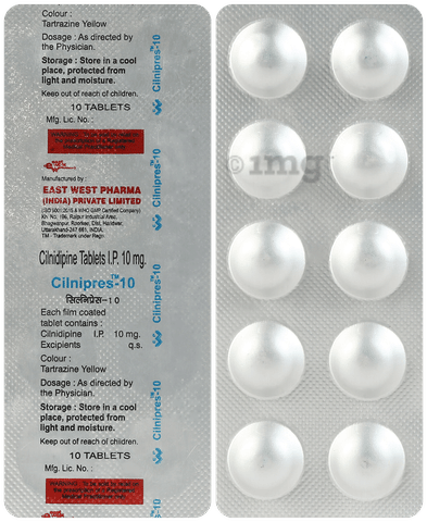 Cilnipres 10mg Tablet image
